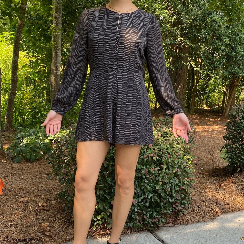 Long sleeved romper